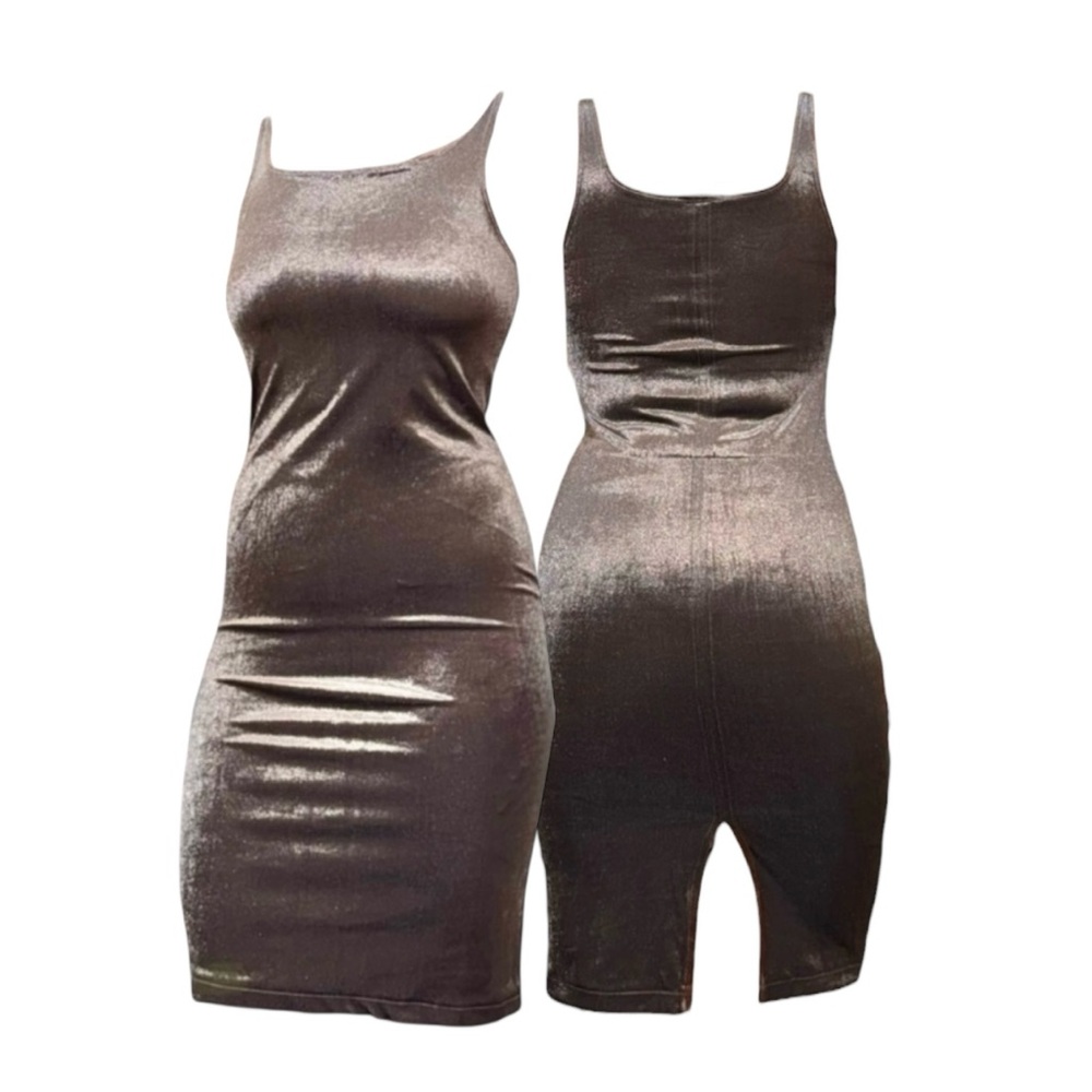 Sleek Velvet Tank Bodycon Dress